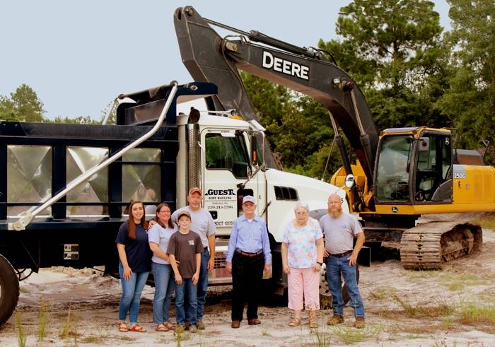 The Guest family - Fill Dirt - Topsoil - Backhoe Tractor & Excavator Work